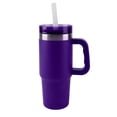 thumbnail image 1 of Ozark Trail 18 oz Stainless Steel Insulated Tumbler with Handle, Purple, 1 of 9