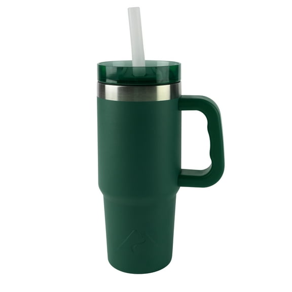 Ozark Trail 18oz Tumbler with handle- Dark Green