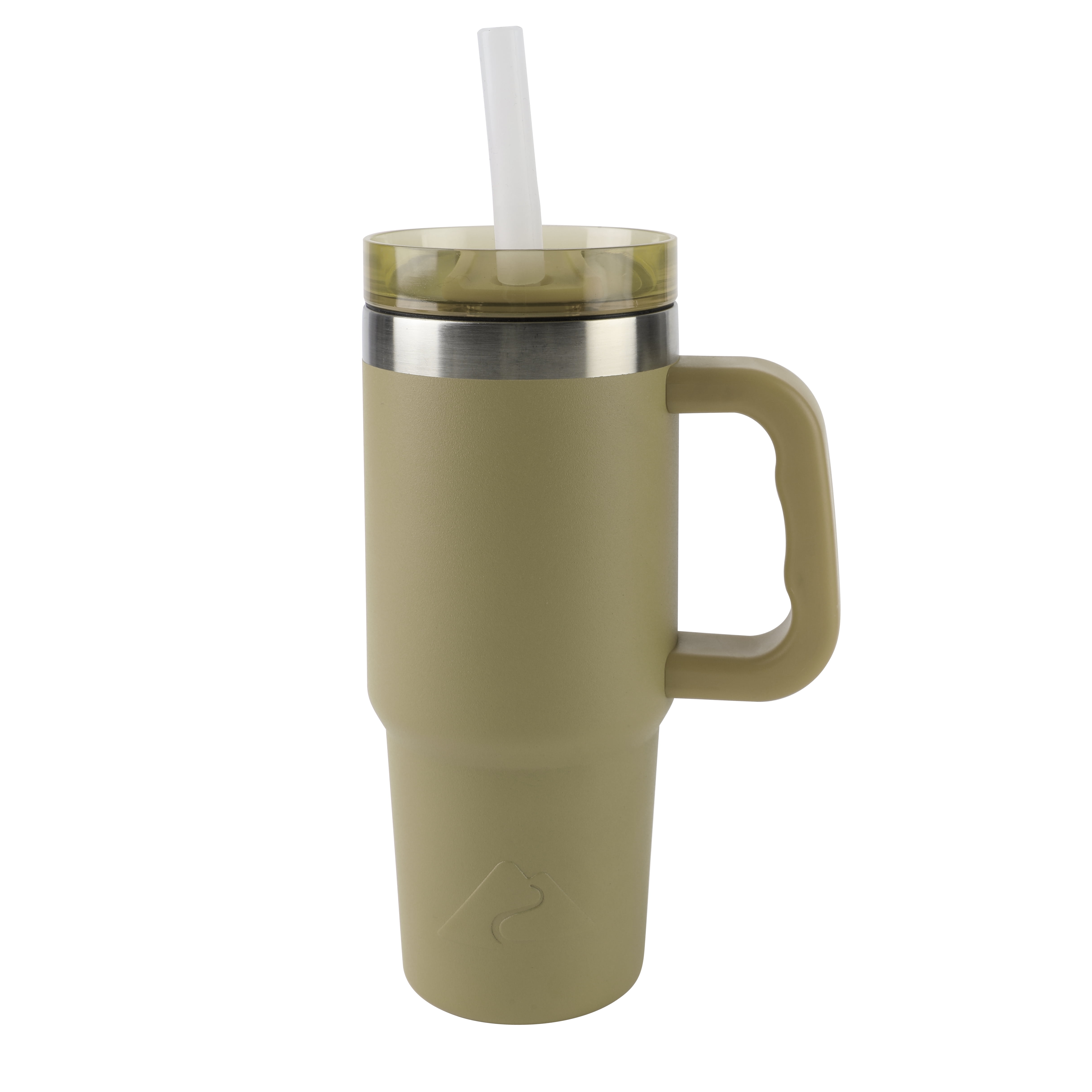 Ozark Trail 18 oz Stainless Steel Insulated Tailgating Tumbler with Handle, Gold