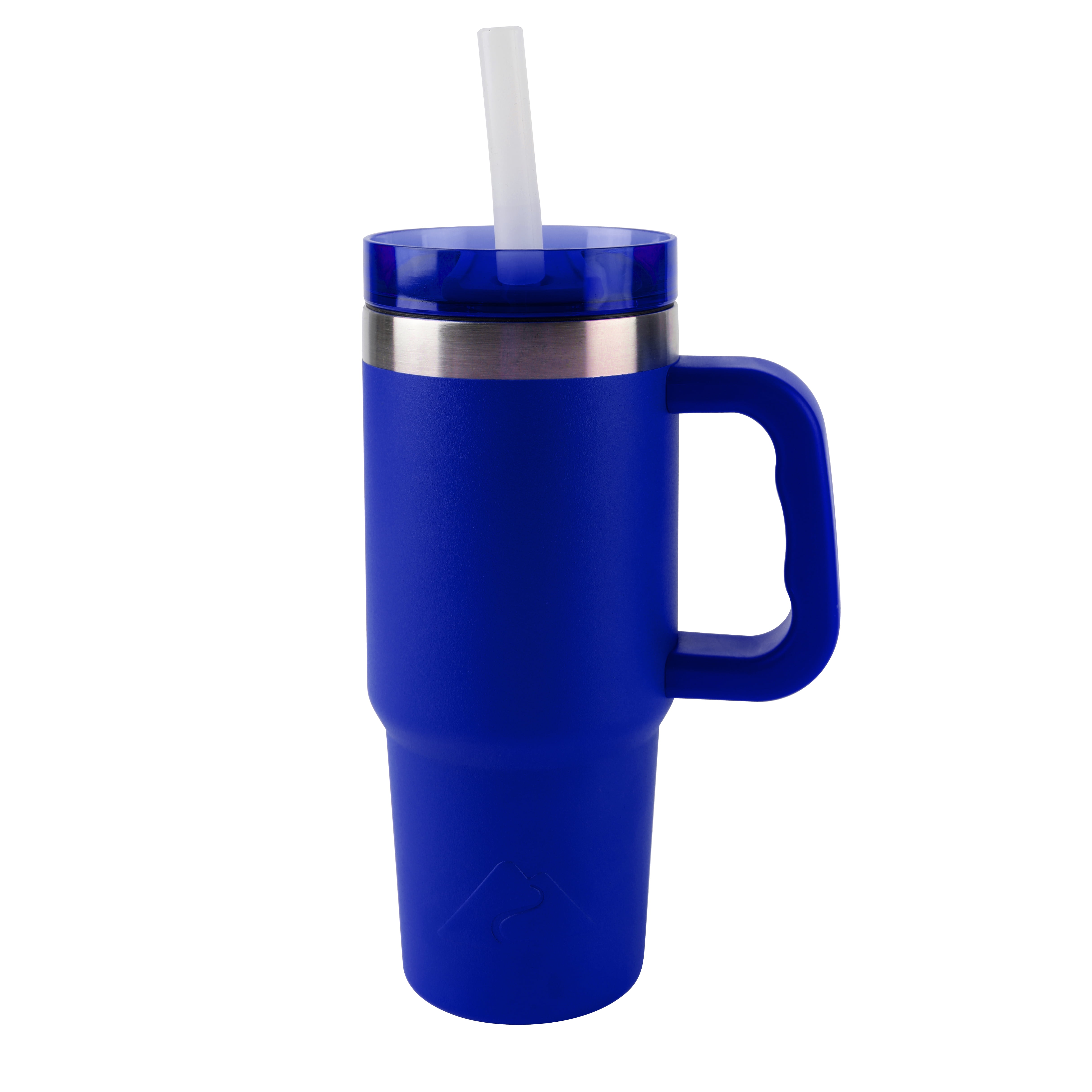 Ozark Trail 18 oz Stainless Steel Insulated Tumbler with Handle, Royal Blue