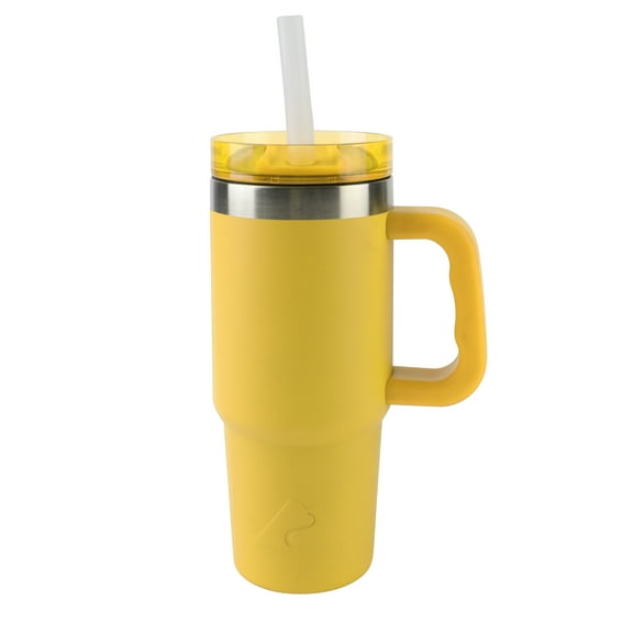 Ozark Trail 18oz Tumbler with handle- Yellow Gold