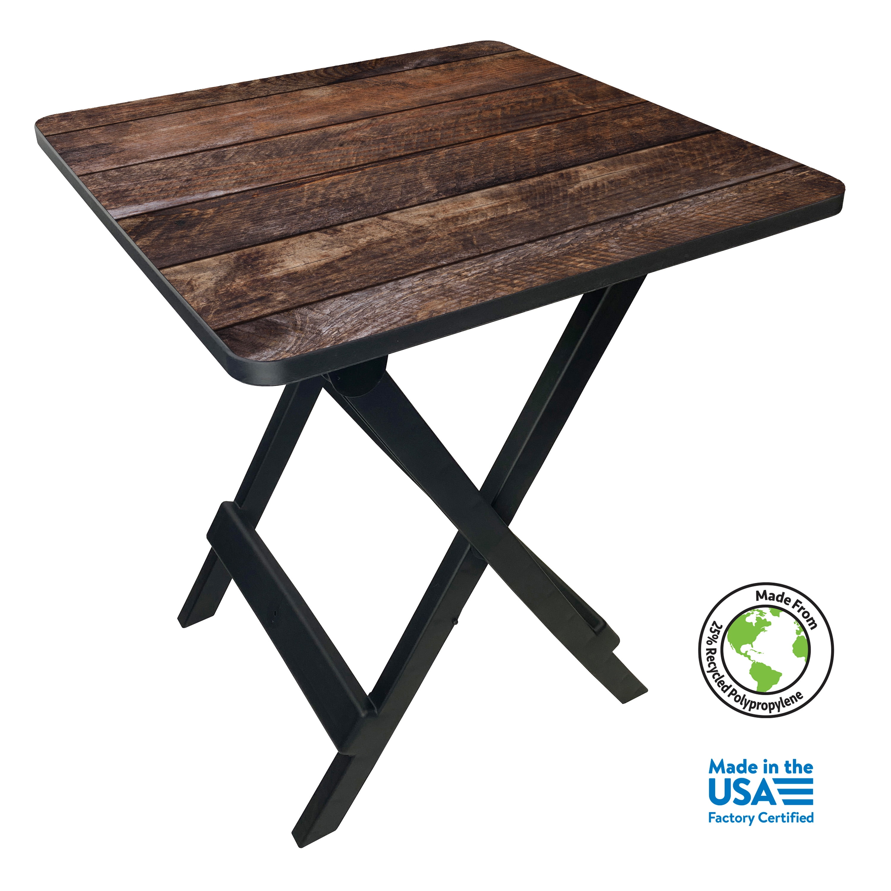 Ozark Trail 19-inch Plastic Folding Outdoor Camp Side Table