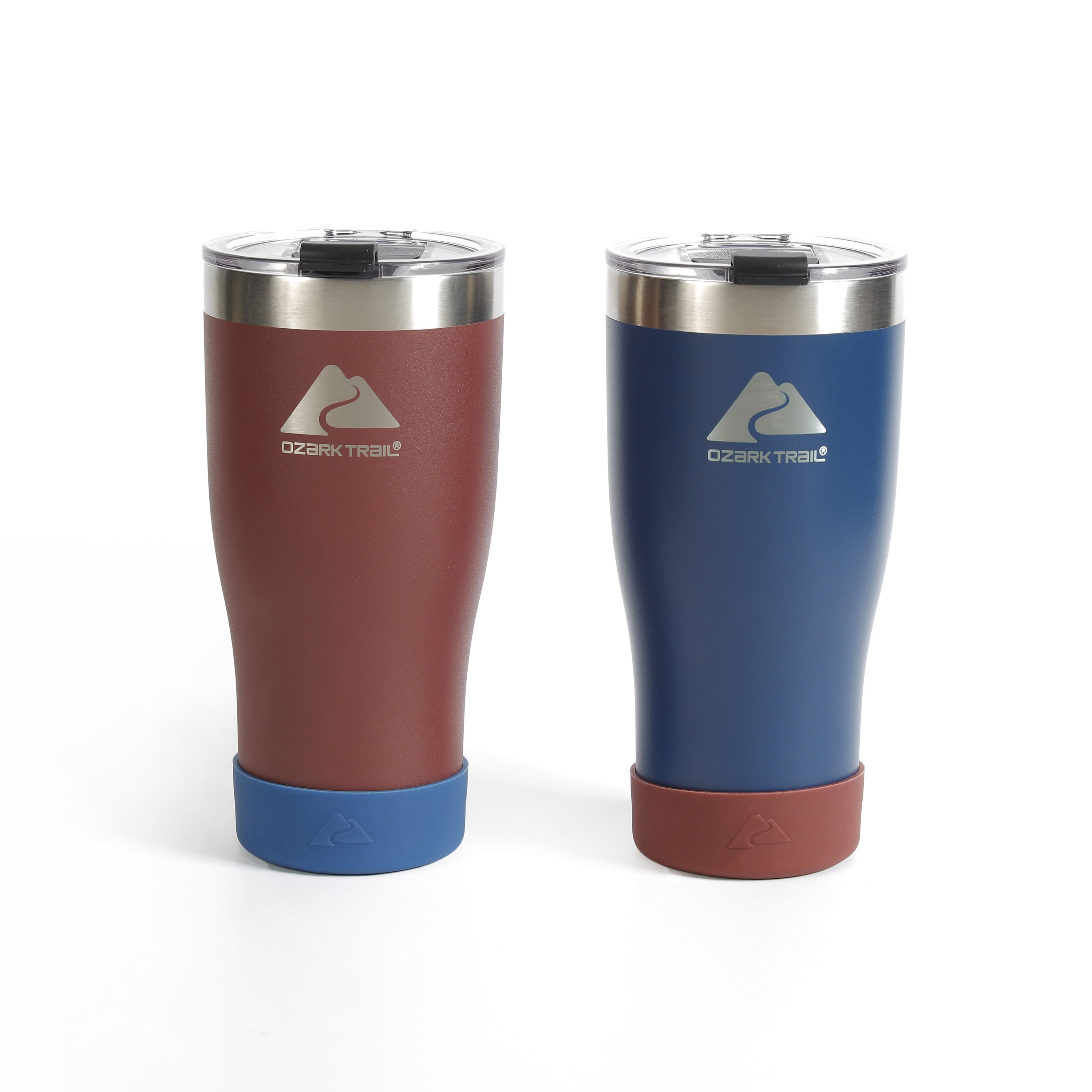 Ozark Trail 40 oz Vacuum Insulated Stainless Steel Tumbler Blue 