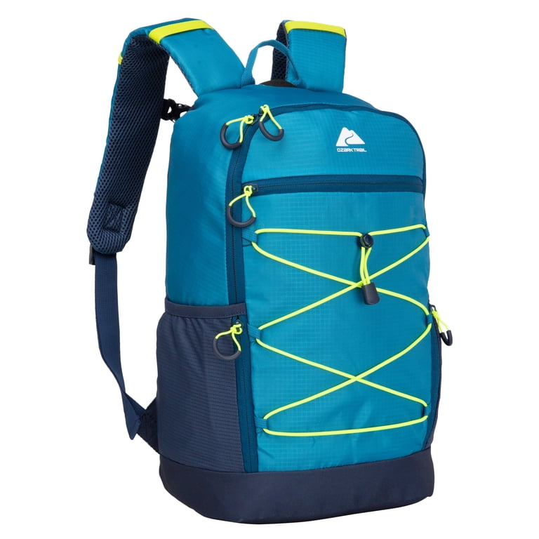 Ozark Trail 20.5 Liter Lightweight Backpack, Fjord Blue, Unisex, Polyester, Adult, Teen - Walmart.com Ozark Trail 20.5 Liter Lightweight Backpack, Fjord Blue, Unisex, Polyester, Adult, Teen - Walmart.com
