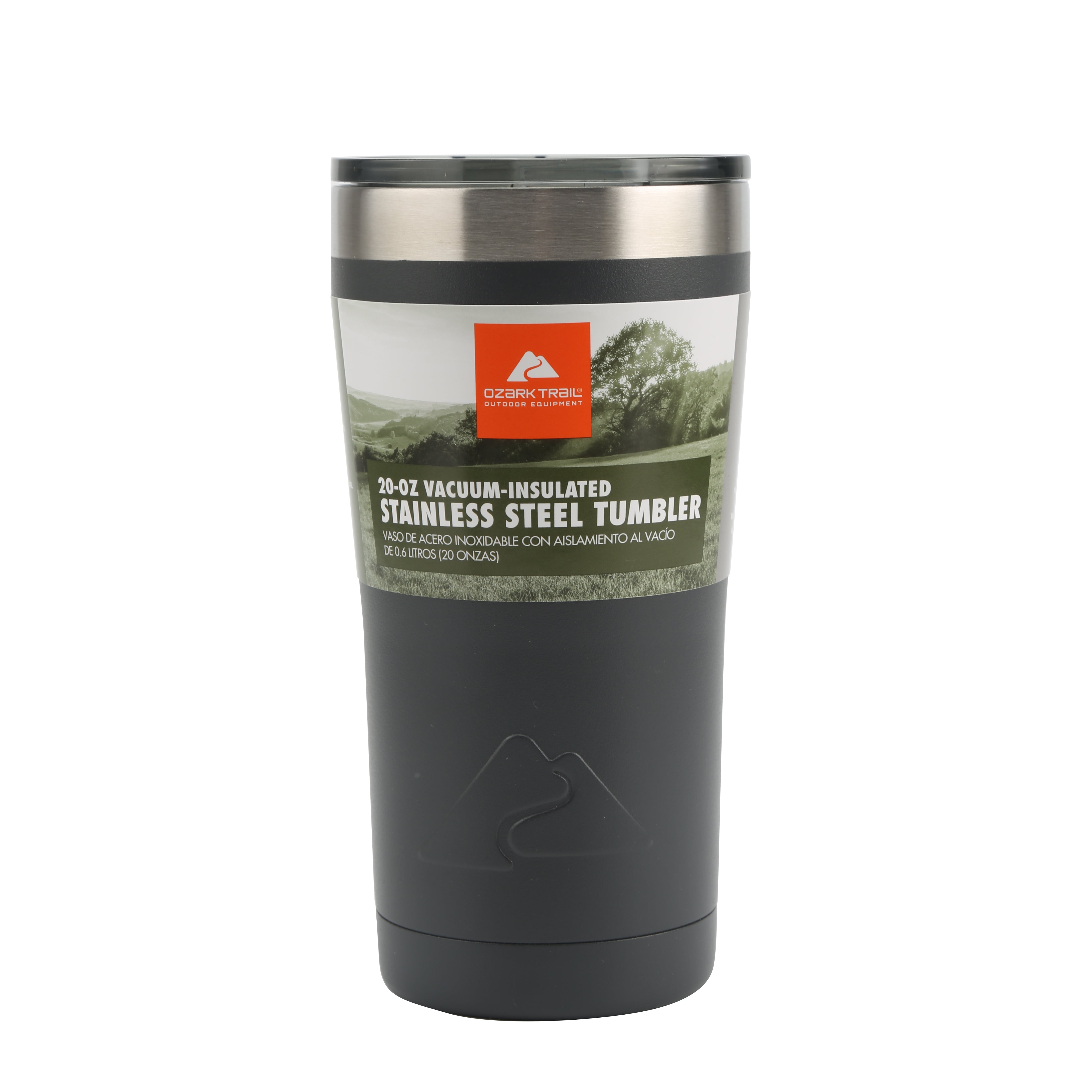 BRAND NEW TUMBLER W/ LID OZARK TRAIL 20oz STAINLESS STEEL DOUBLE WALL  INSULATION