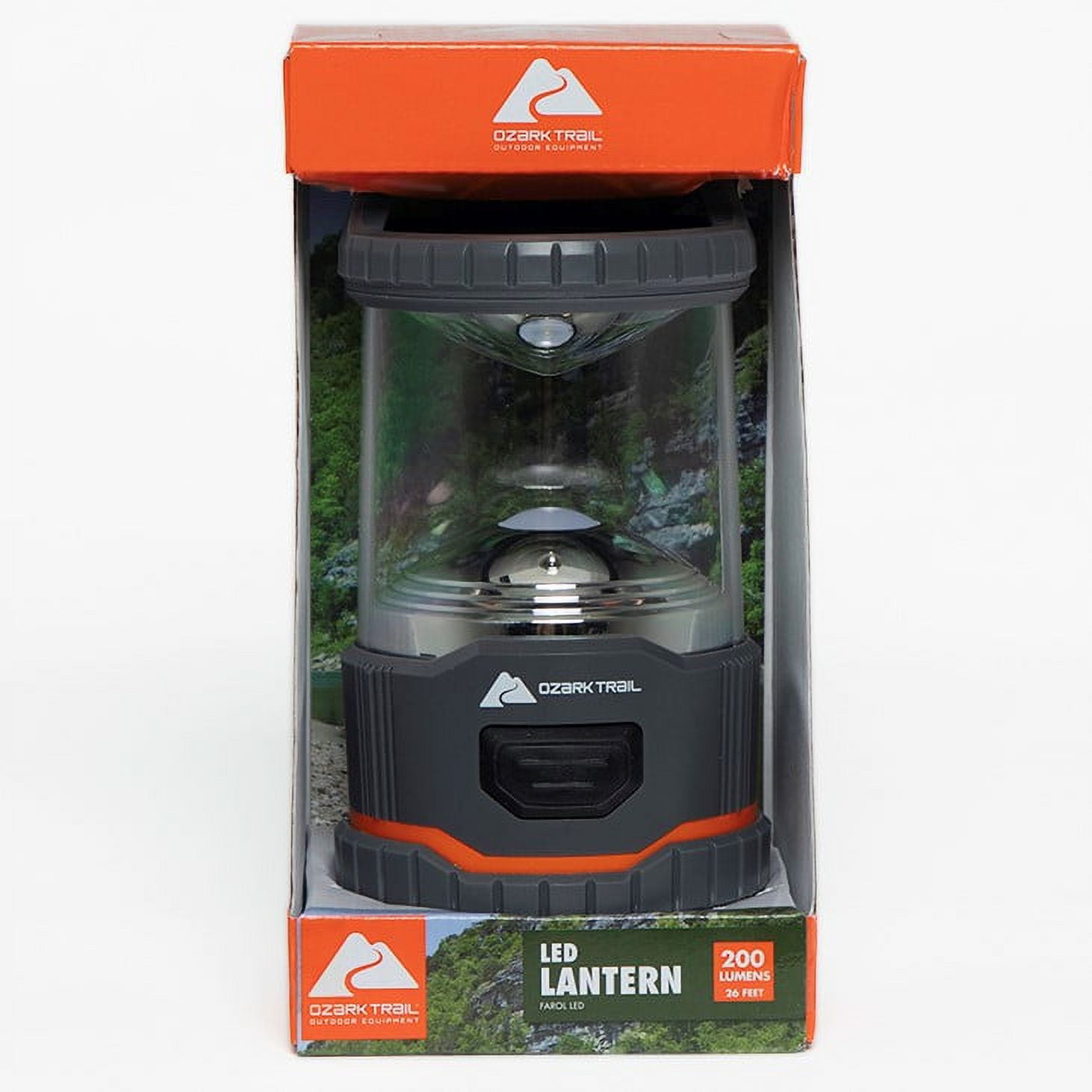Ozark Trail Black LED Lantern - HelloSupermarket