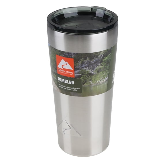 Ozark Trail 22 oz Double Wall Vacuum Sealed Stainless Steel Tumbler