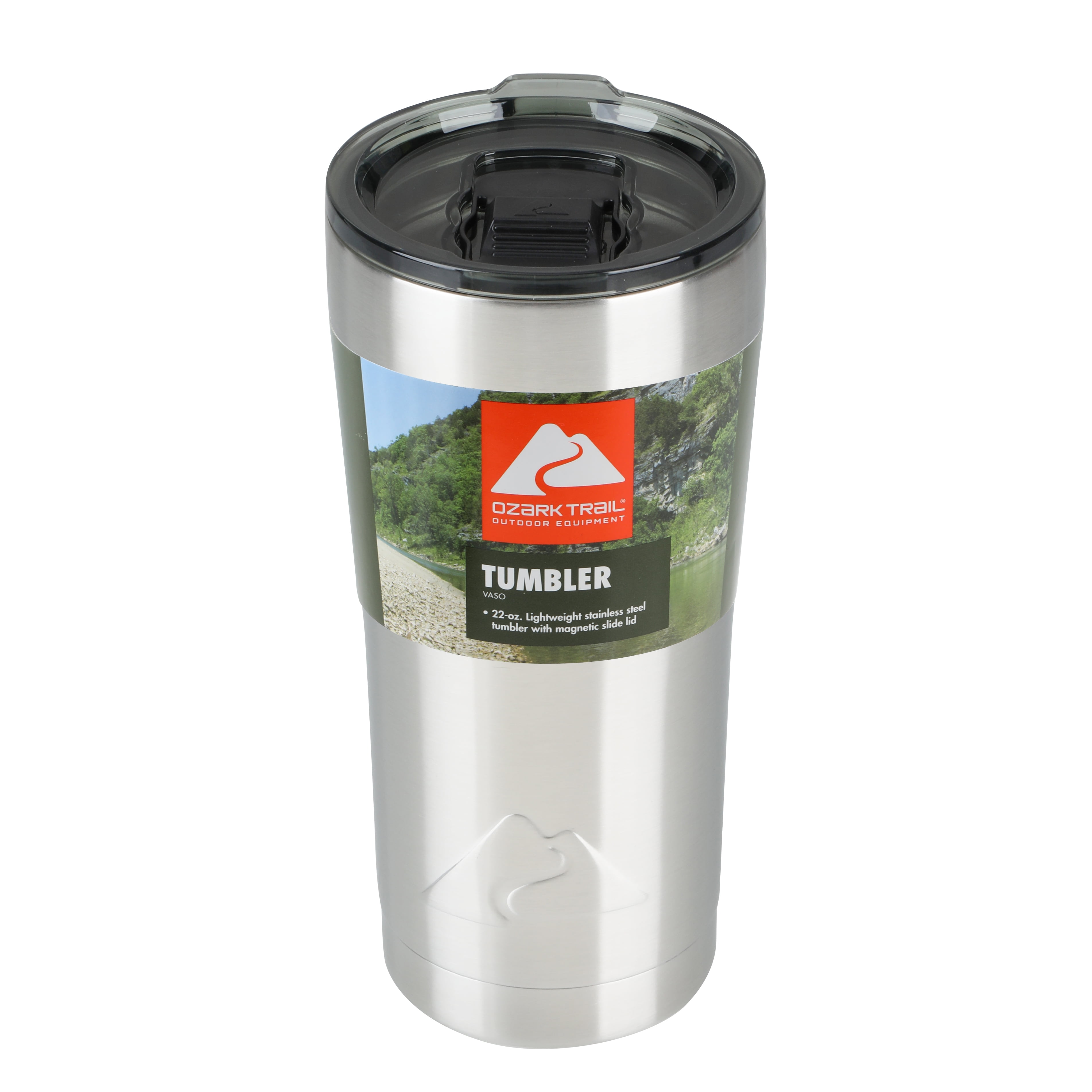 Ozark Trail Stainless Steel Vacuum Insulated Tumbler - Silver - 22 oz