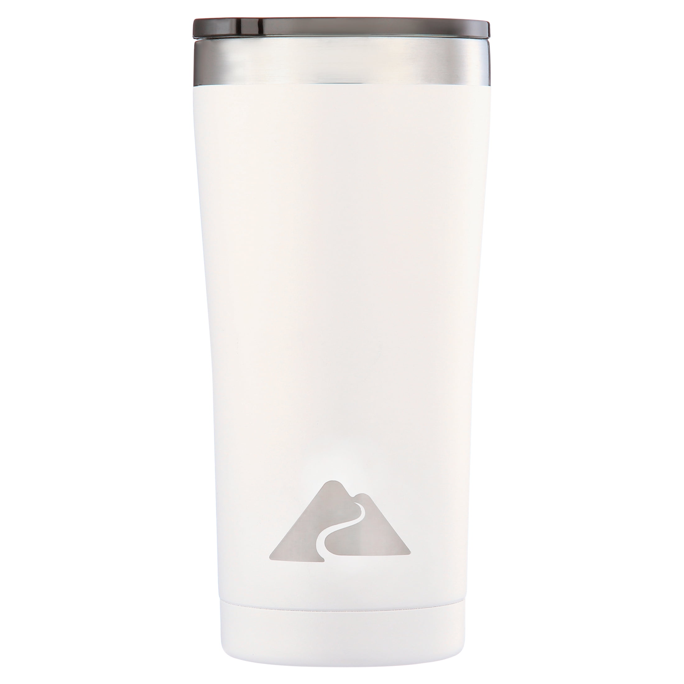 Ozark Trail 22 oz Vacuum Insulated Stainless Steel Tumbler, White