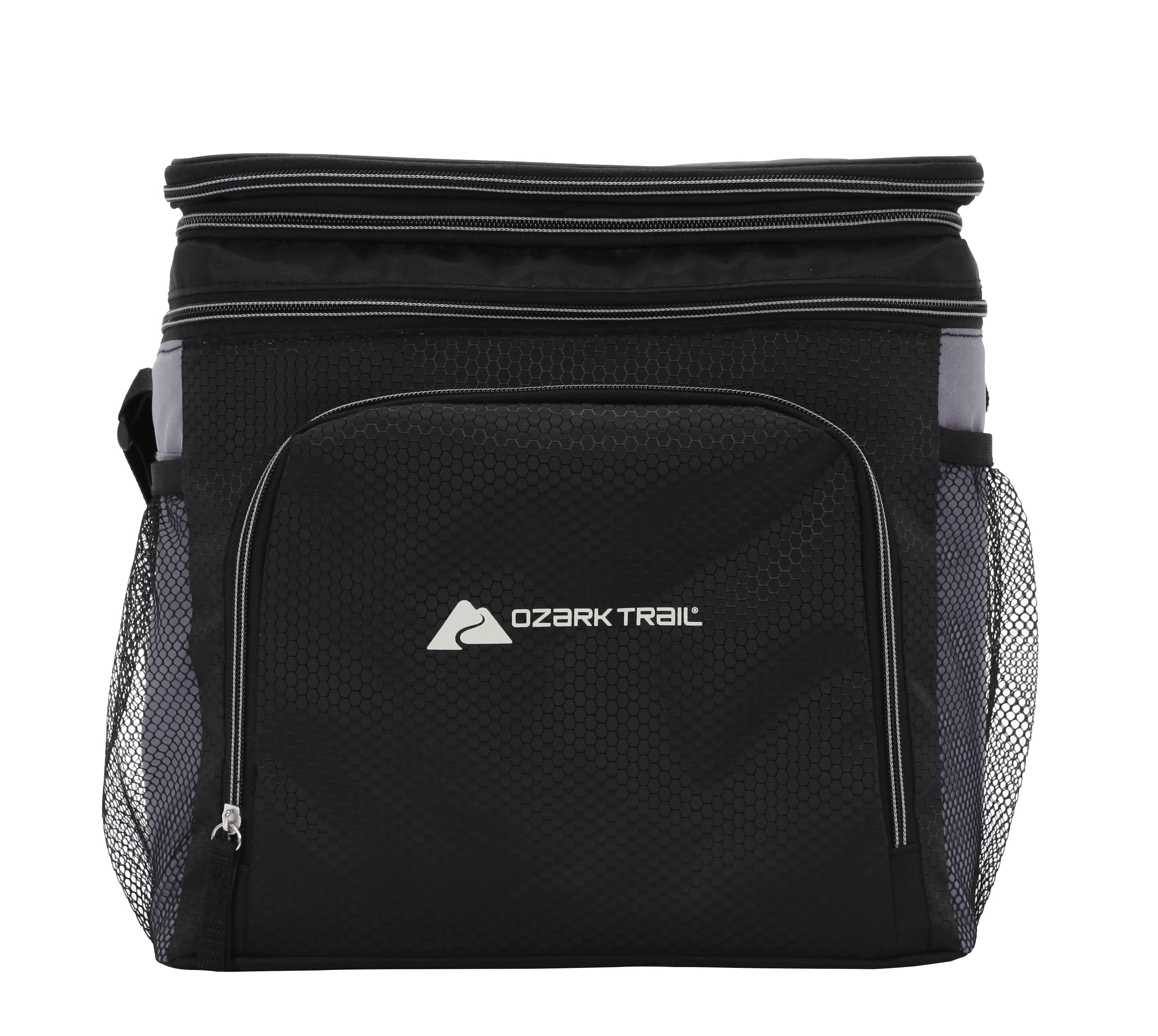 Ozark Trail Soft-Sided 24-Can Cooler, 19 QT Capacity, Black