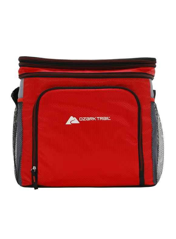 Ozark Trail 24-Can Soft-Sided Cooler, Red