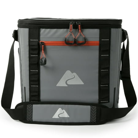 Ozark Trail 24 Can Welded Cooler, Hard Liner Cooler with Microban®, Gray