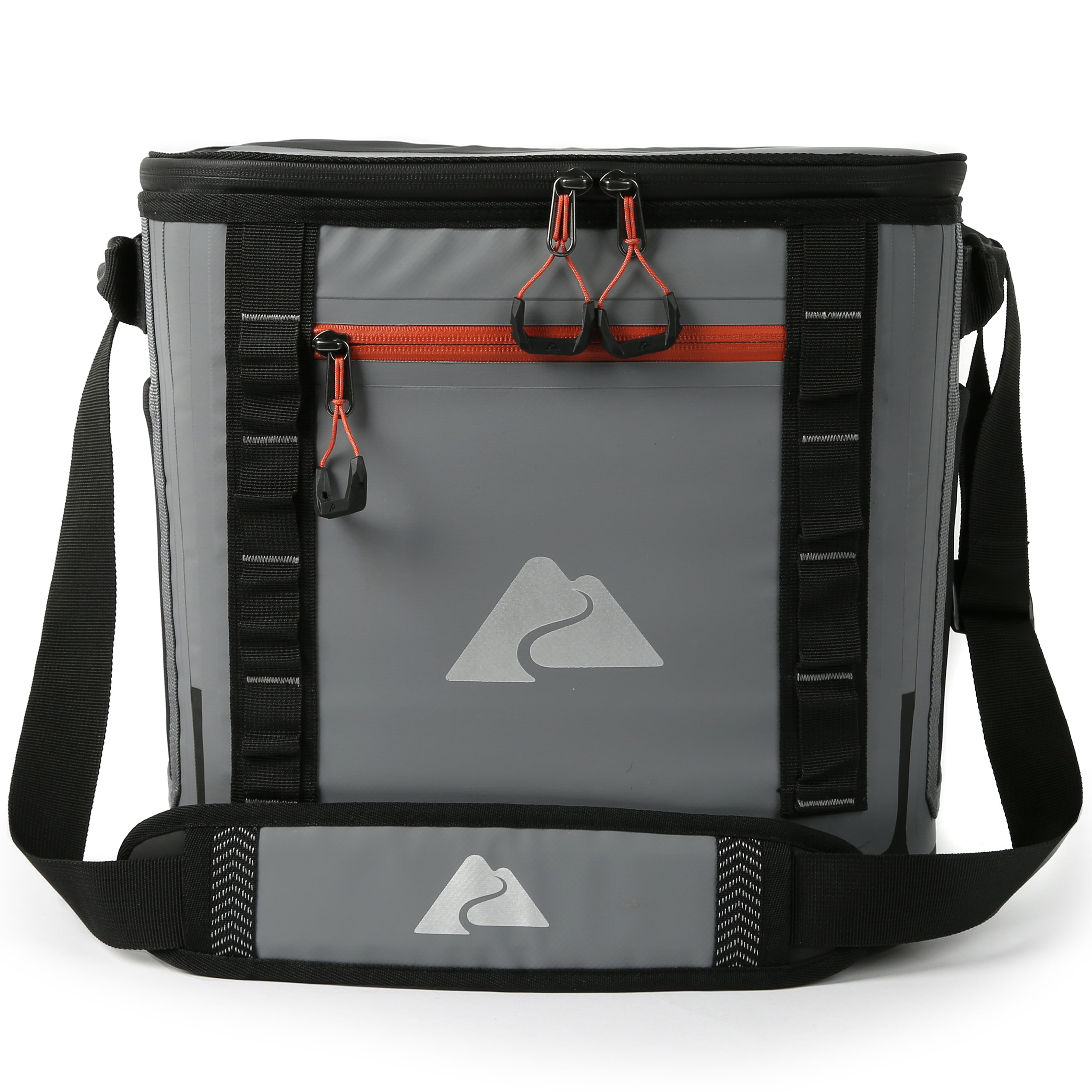 Ozark Trail 24 Can Welded Hard Liner Soft Sided Cooler, Gray