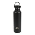 thumbnail image 1 of Ozark Trail 24 oz Stainless Steel Water Bottle, Black, Loop Carry Handle, 1 of 8