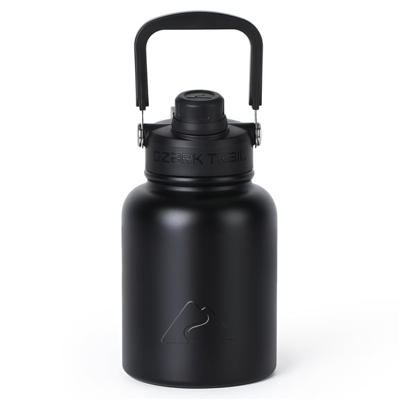 Ozark Trail 25 oz Stainless Steel Insulated Chug Bottle, Black