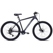 27.5" Ozark Trail Timber Mountain Bicycle, Large Frame, Fits Riders 5'9" - 6'2", Black, Adult, Unisex deal from Walmart