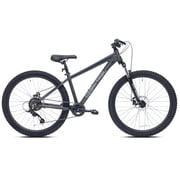 27.5 Ozark Trail Timber Mountain Bike, Medium Frame, Fits Riders 53-58, Black, Unisex