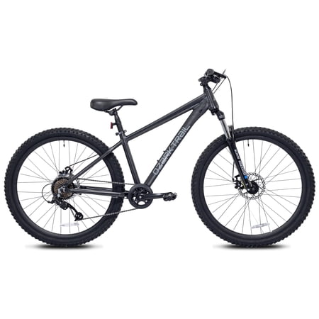 Ozark Trail Timber 27.5 in Mountain Bike, Small Frame, Fits Riders 5 ft 0 in-5 ft 6 in, Black, Adult, Unisex