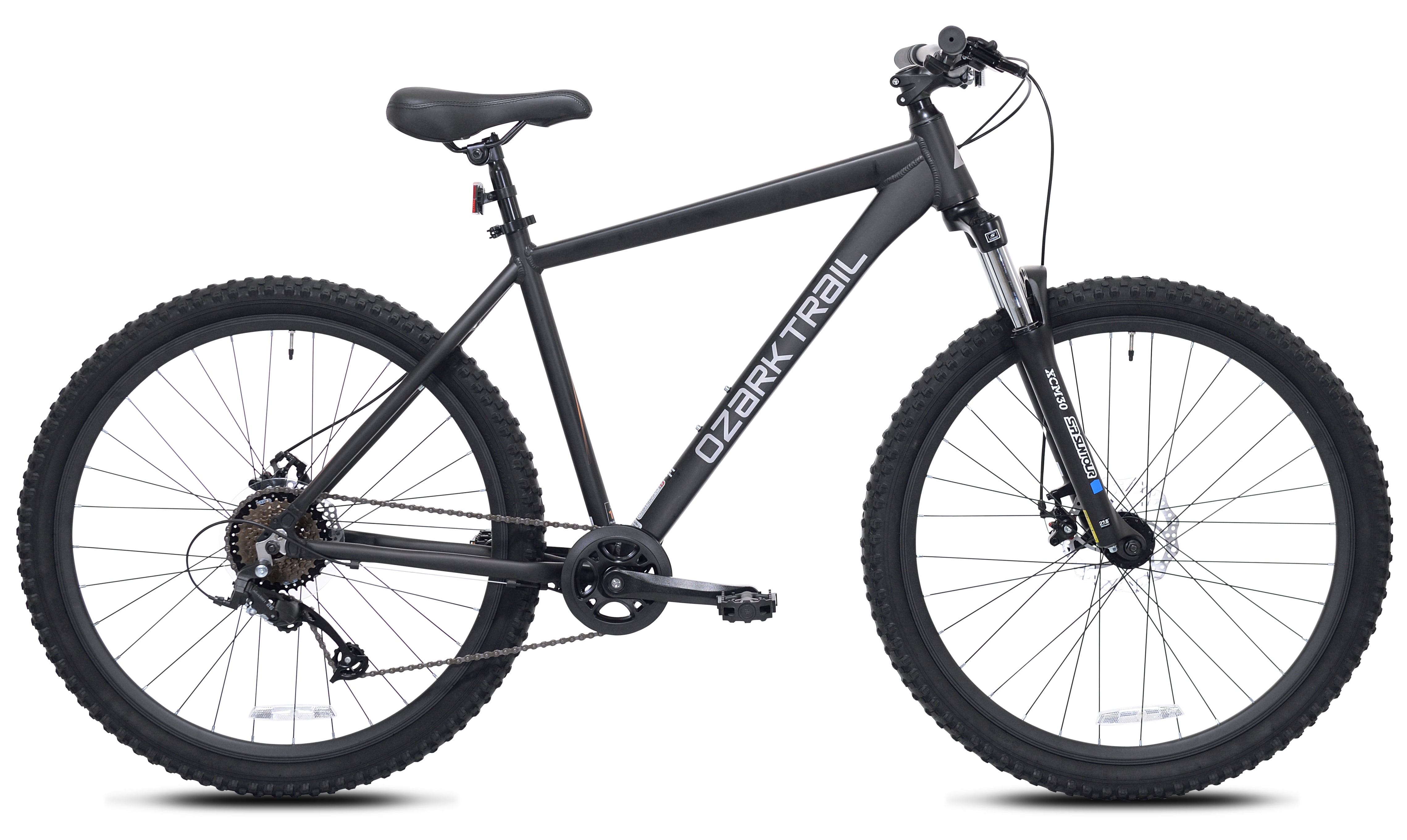 Ozark Trail 27.5" Vibe Mountain Bike, Large Frame, Black, Adult, Unisex