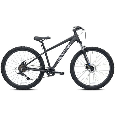 Ozark Trail 27.5" Mountain Bike, Small Frame, Fits Riders 5'0" - 5'6", Black, Adult, Unisex