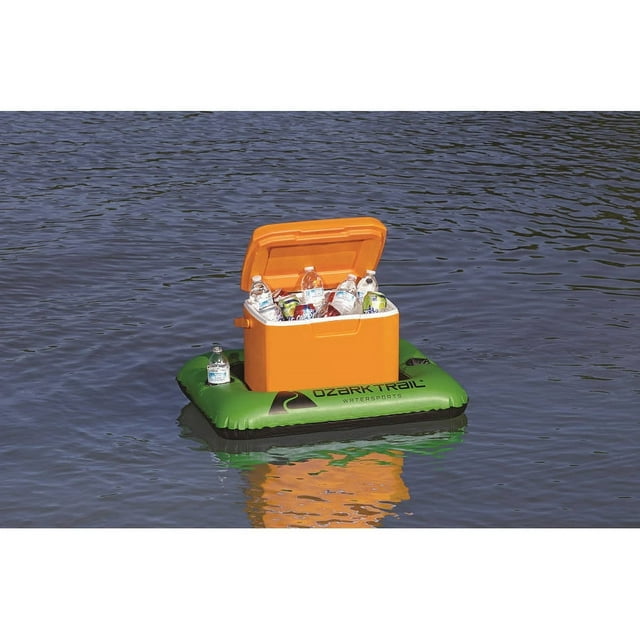Ozark Trail 28 qt Cooler Float with 2 Cup Holders