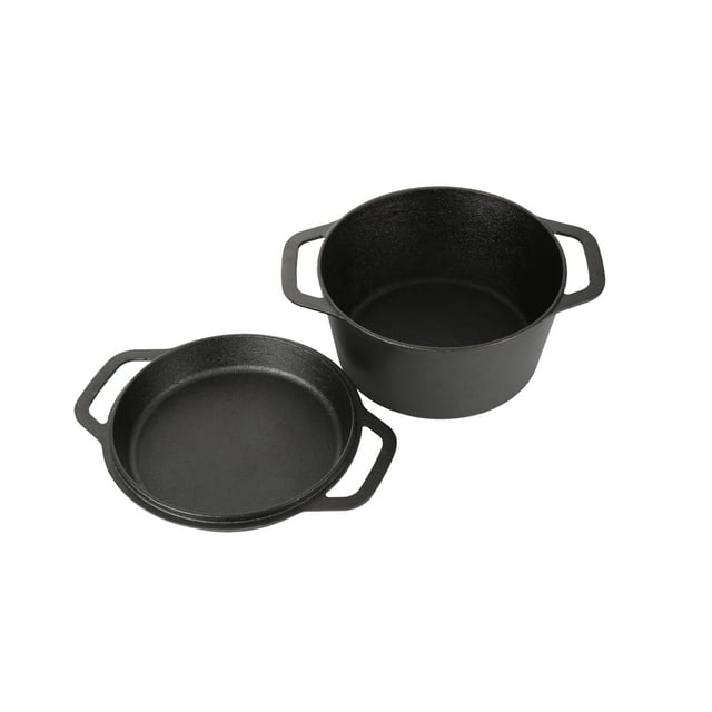 Ozark Trail 3.2quart Cast Iron Dutch Oven With Lid And Handles