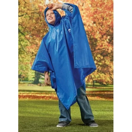 Ozark Trail 3/4 Sleeve PE/EVA Raincoat Single-Breasted Poncho, for Child, 1 Pack, for Boys and Girls, One Size Fits Most Children