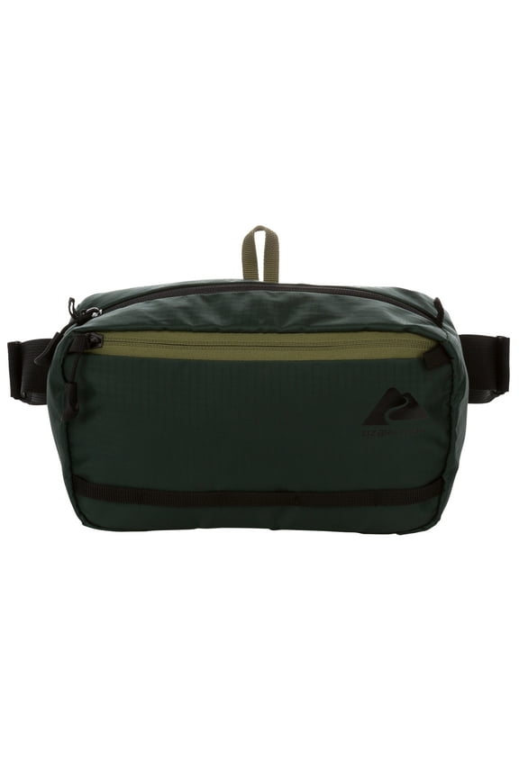 3.5 Ltr on Waist pack, Green, Unisex, Polyester Zipper