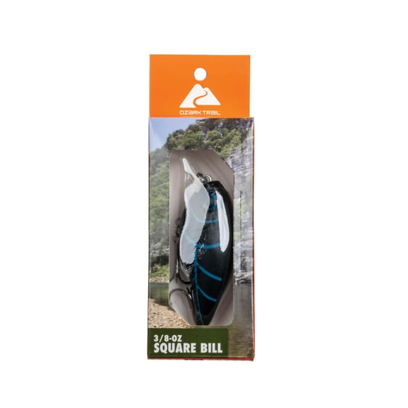 Ozark Trail 3/8oz Squarebill Lure- Nightwalker