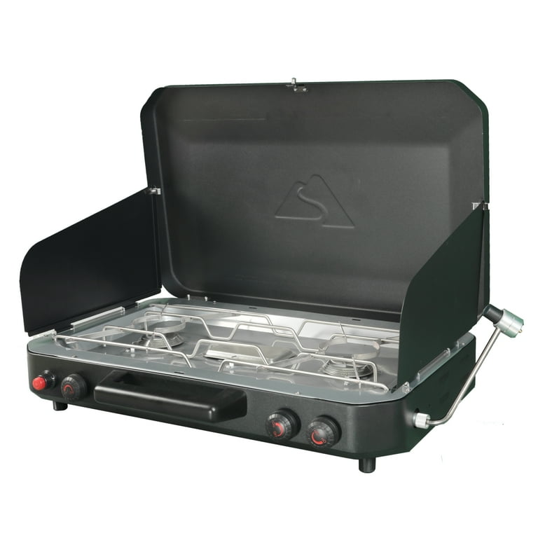 Ozark Trail 3 Burner Propane Camping Stove Model GCT2230W Black Walmart