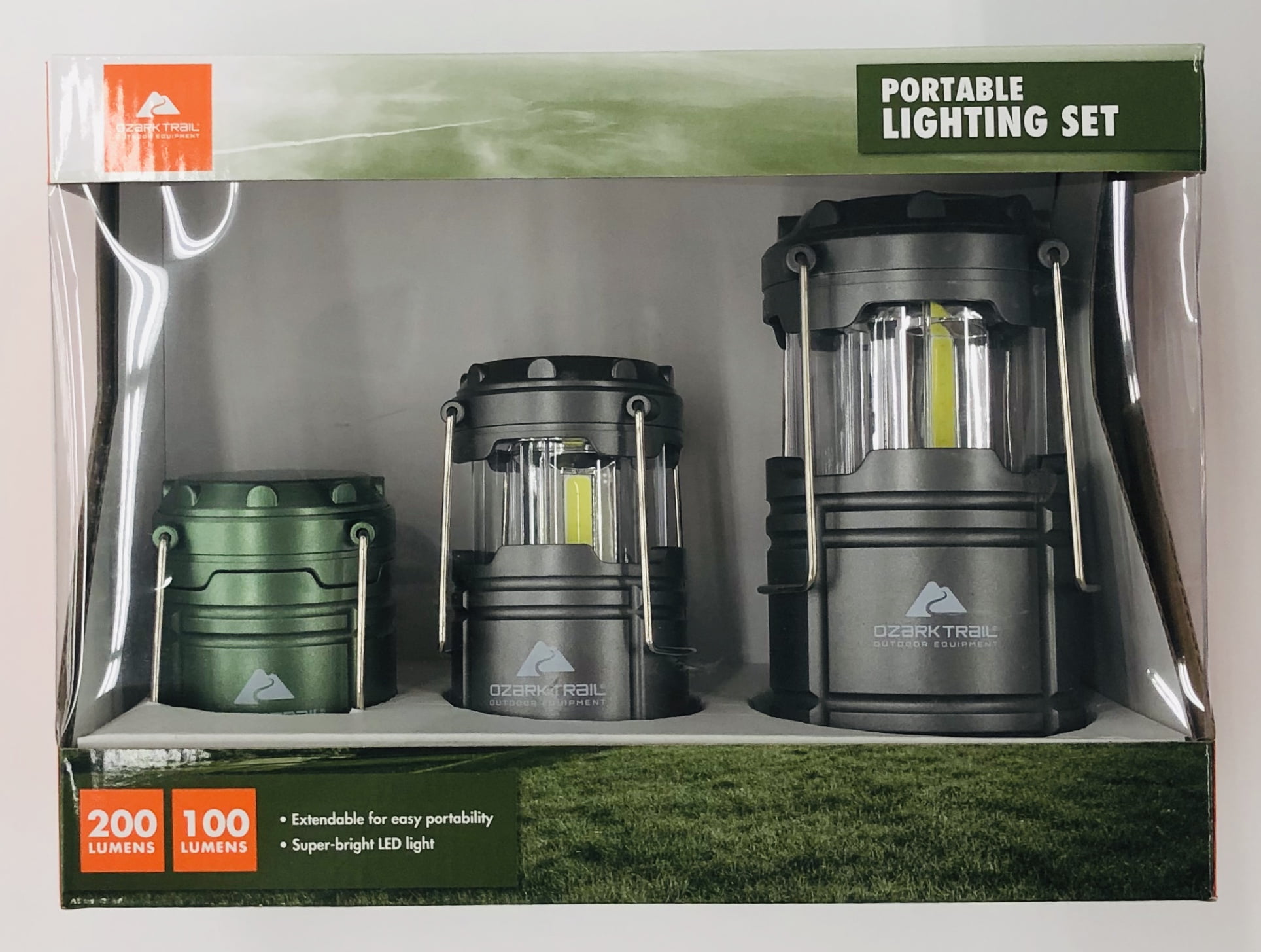 Core 100 Lumen LED Tent Light Lantern Includes 3 AA Batteries for Camping