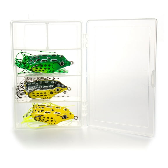 Ozark Trail 3-Piece Frog Lure Kit with Utility Box