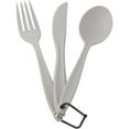 Ozark Trail 3Piece Sturdy Polystyrene Spoon, Fork and Knife Set