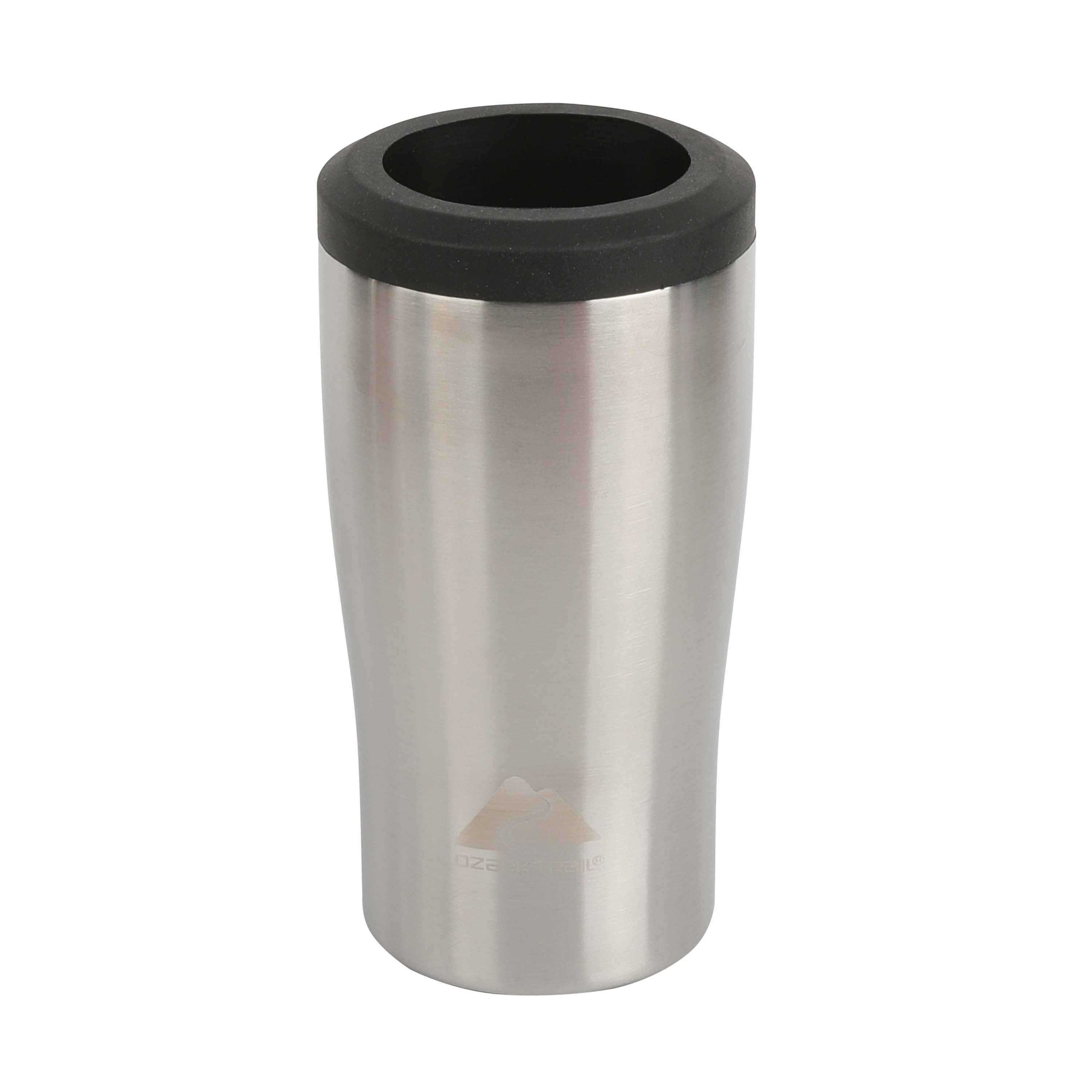 Ozark Trail 3-in-1 Can Thermocooler with Lid, 12 Ounces, Silver