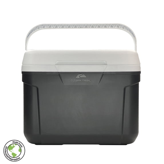 Ozark Trail 30 qt 42-Can Hard-Sided Cooler, Gray