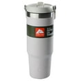 thumbnail image 1 of Ozark Trail 30 oz Insulated Stainless Steel Tumbler with Swivel Handle, Tan, 1 of 9