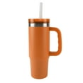 thumbnail image 1 of Ozark Trail 30 oz Stainless Steel Insulated Tumbler with Handle, Burnt Orange, 1 of 10