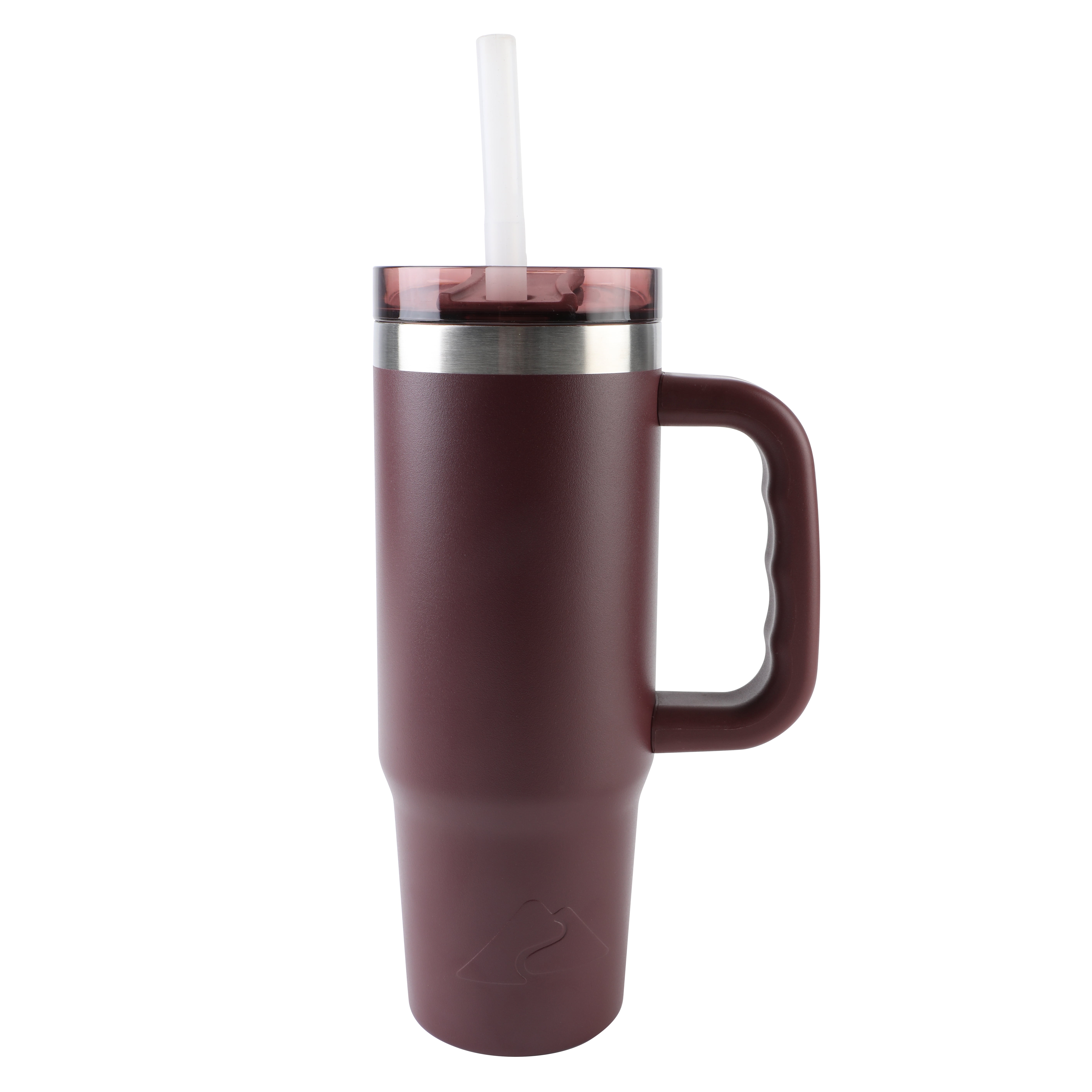 Ozark Trail 30 oz Stainless Steel Insulated Tumbler with Handle, Maroon