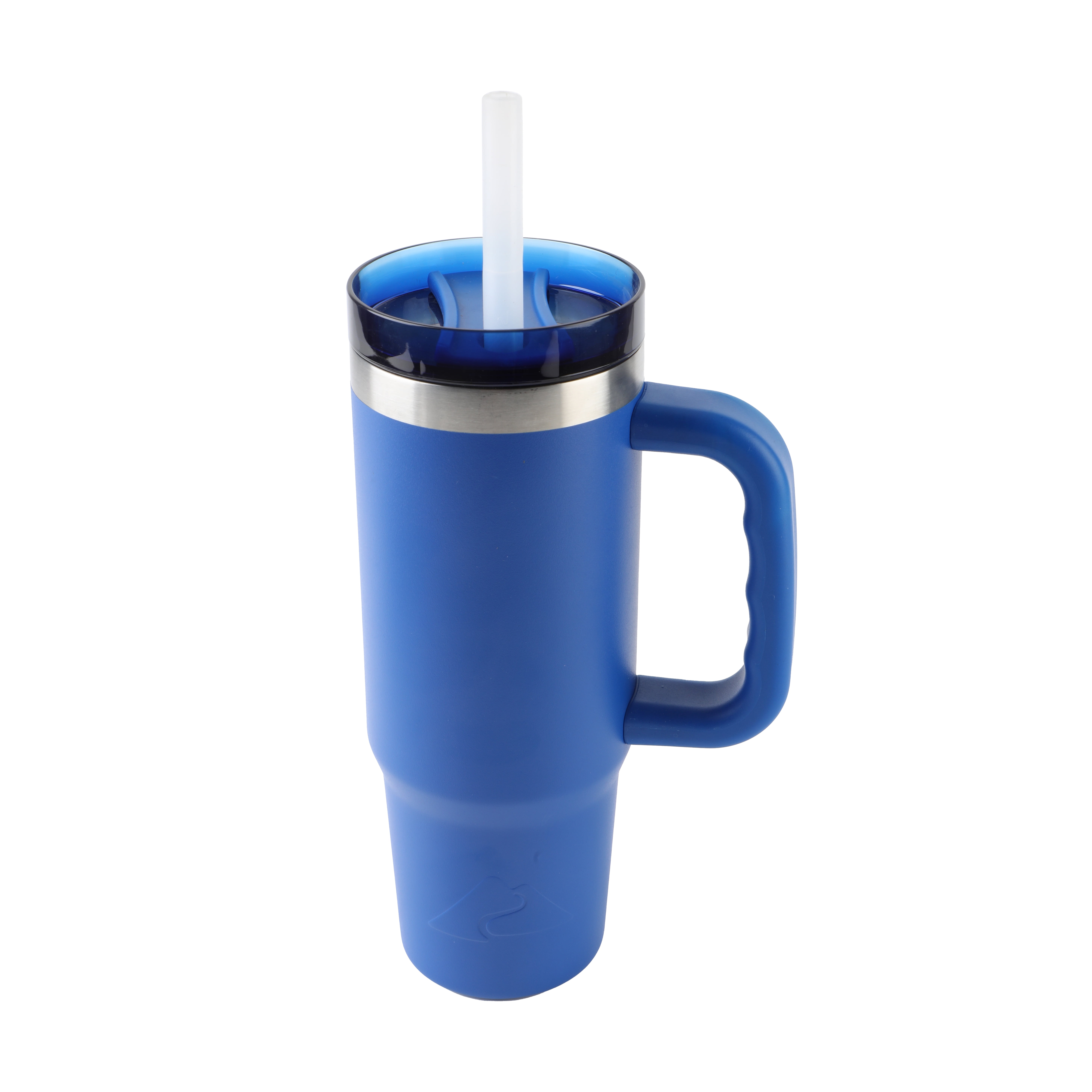Ozark Trail 30 oz Stainless Steel Insulated Tumbler with Handle, Royal Blue
