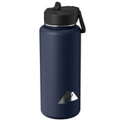 Coleman Burst PopTop Stainless Steel Insulated Water Bottle - Blue Nights - 24 oz