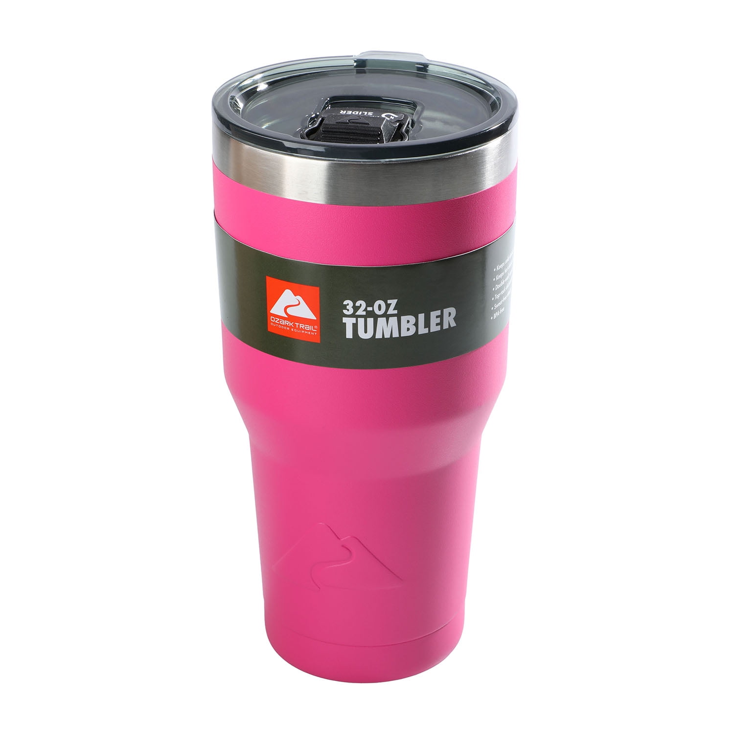 Ozark Trail 32 oz Insulated Stainless Steel Tumbler Hot Pink