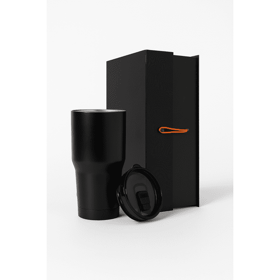 Ozark Trail 32oz Black Stainless Steel Tumbler in Gift Box