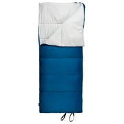 Ozark Trail 35-Degree Cool Weather Rectangular Sleeping Bag, Blue, 33"x77"