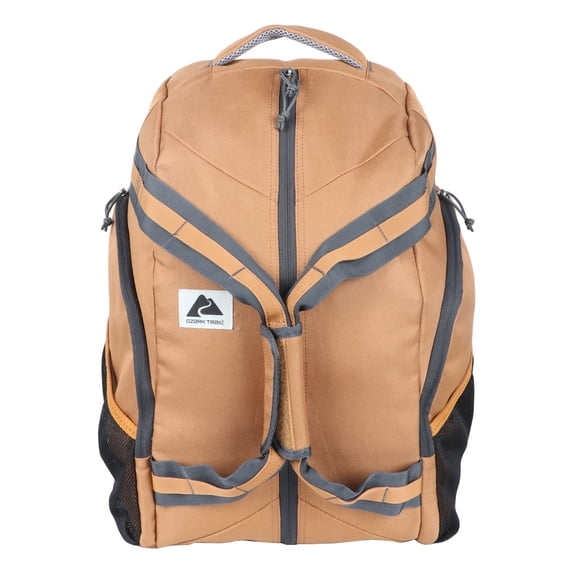 Ozark Trail 35L Adult/Teen Polyester Convertible Backpack Duffel, Brown