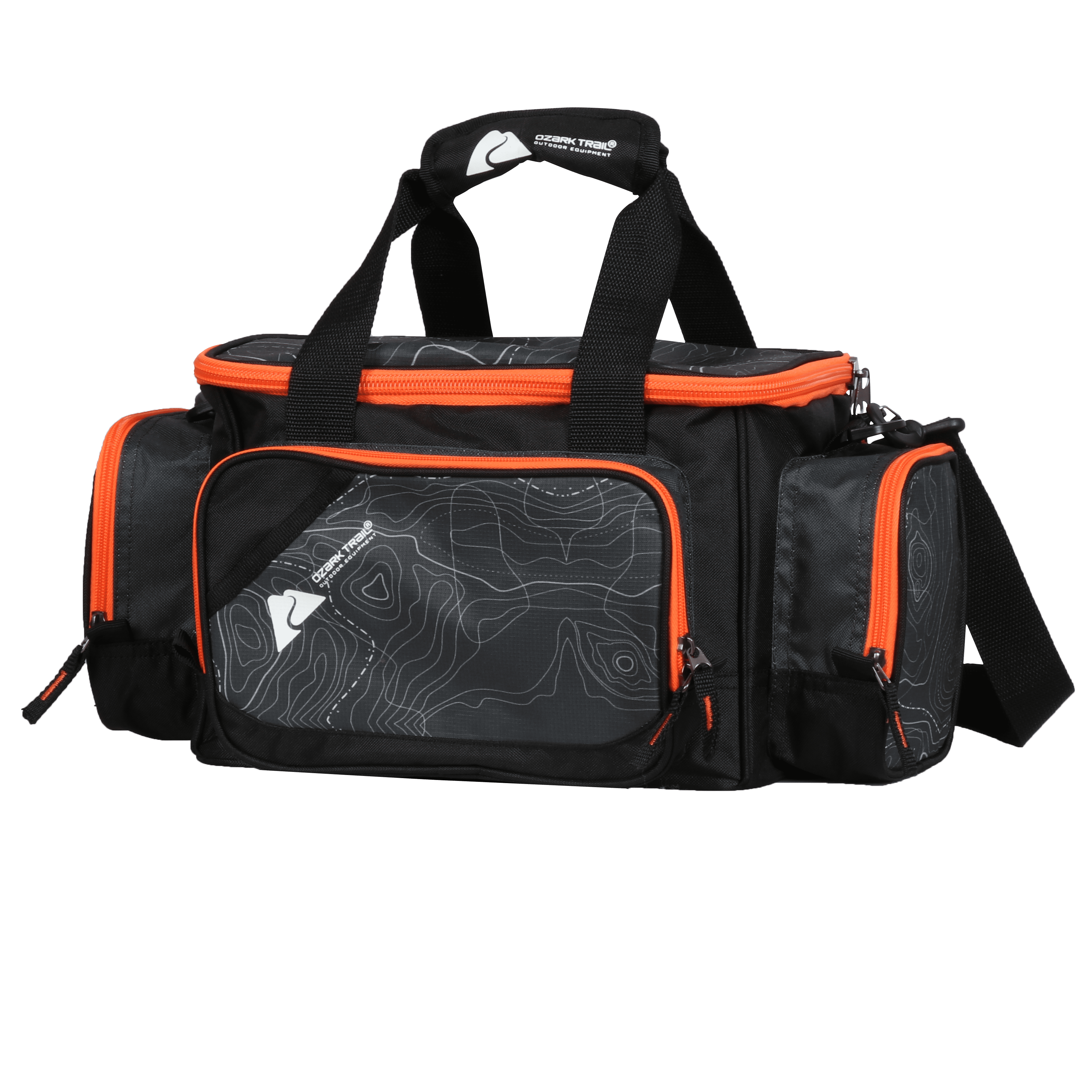 Ozark Trail 360 Fishing Tackle Bag with 3 Tackle Boxes, Black, Polyester - Walmart Business Supplies Ozark Trail 360 Fishing Tackle Bag with 3 Tackle Boxes, Black, Polyester - Walmart Business Supplies