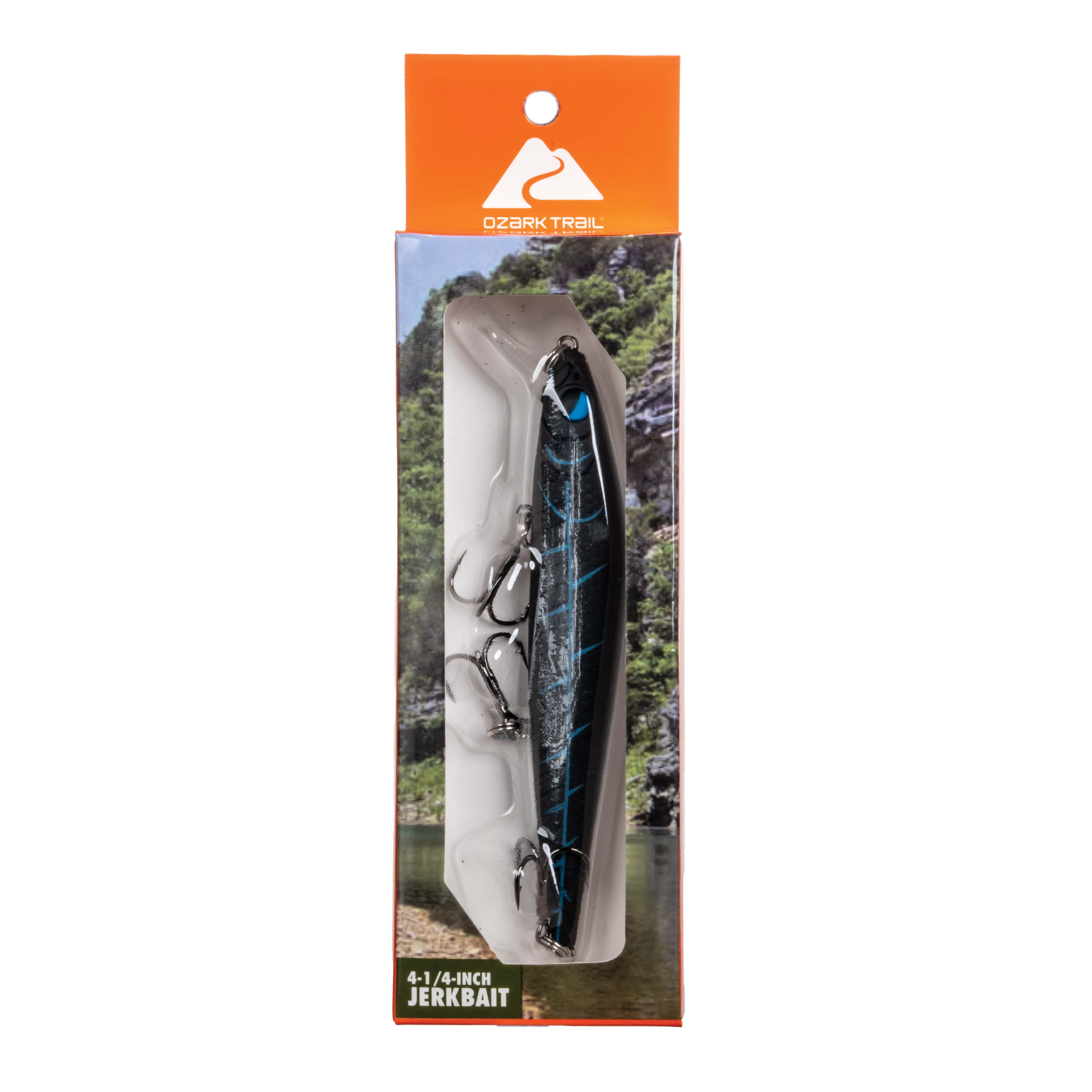Ozark Trail Freshwater Minnow Fishing Lure, Nightwalker, 4-1/4-inch