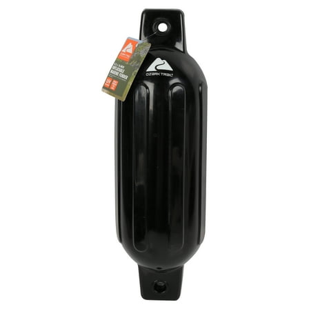 Ozark Trail 4.5" x 16" Inflatable Boat Bumper Marine Boat Fender, Black