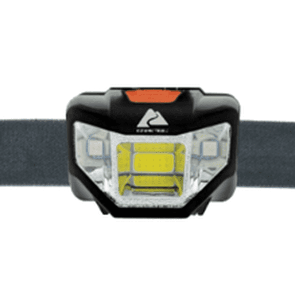 Ozark Trail 4-Mode Rechargeable LED Headlamp 3-Pack Adjustable, Multi-Color, USB Charging & Weather-Resistant