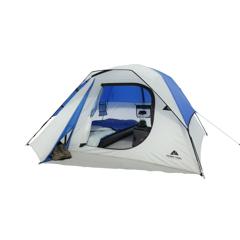 Roei uit op vakantie lamp Ozark Trail 4 Person Outdoor Camping Dome Tent - Walmart.com