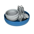 thumbnail interactive-video image 1 of Ozark Trail 4 Person Table Set with Plastic Plates and Flatware, and Silicone Cups, 21 Pieces, 1 of 3